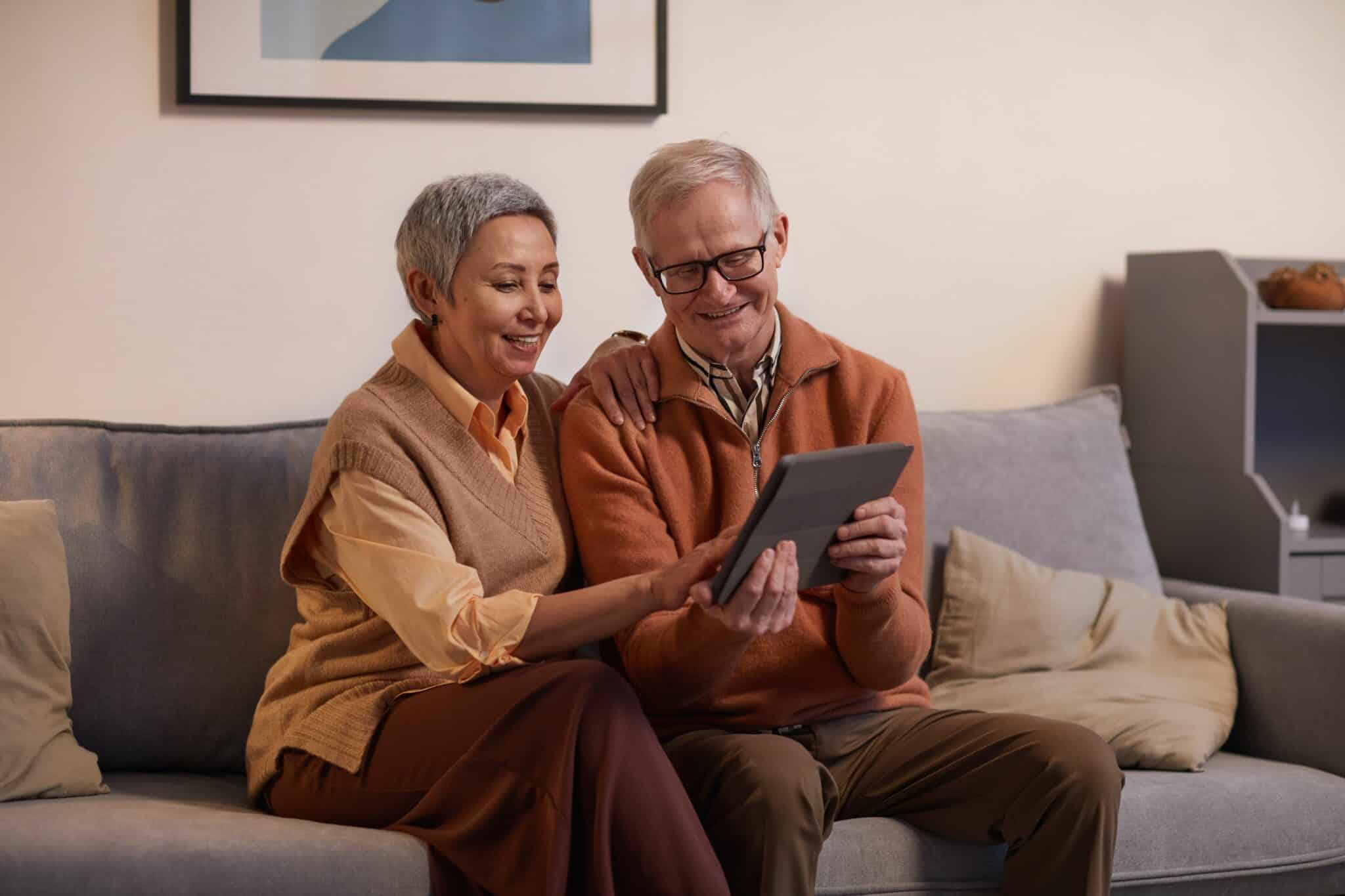 Couple Senior numérique
