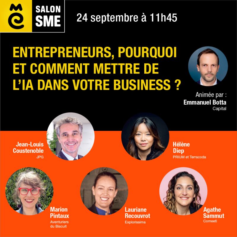 Intelligence Artificielle Entrepreneurs Salon SME