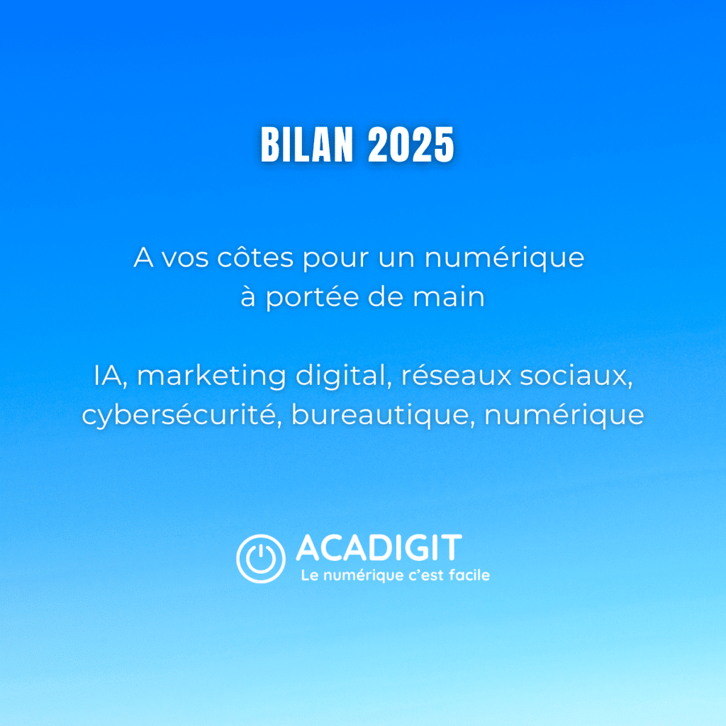 Bilan Acadigit 2025