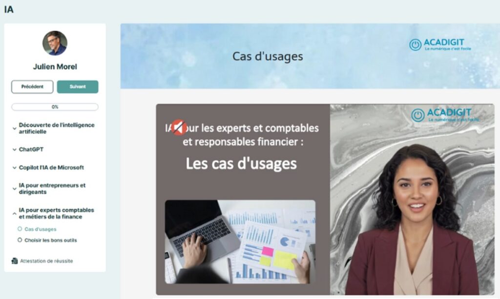 Formations en ligne Acadigit