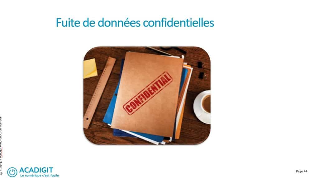 Atelier IA fuite donnees confidentielles